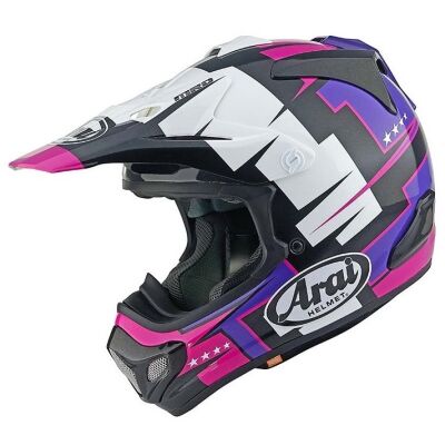 Arai MX-V EVO Battle Purple off-road helma vel.M